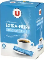 Mängden socker i Café soluble lyophilisé extra filtre décaféiné