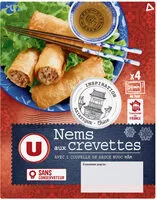 Mängden socker i Nems aux crevettes x4 + sauce nuoc mam