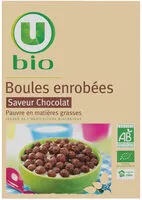 Mängden socker i Boules enrobées saveur chocolat