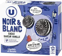 Mängden socker i Biscuits noir et blanc
