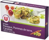 Mängden socker i Palets légumes poireau, pomme de terre, carotte