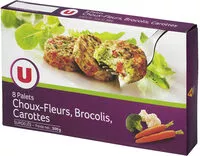 Mängden socker i Palets de légumes chou-fleur, brocoli, carotte