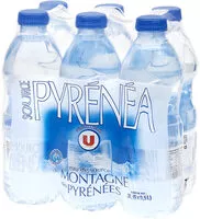 Mängden socker i Eau de source des montagnes des Pyrenées