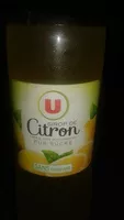 Mängden socker i Sirop de citron
