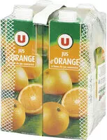 Mängden socker i Jus à base de concentré orange