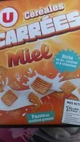 Mängden socker i Céréales Carrées Miel