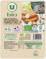 Mängden socker i Saucisses de Francfort Bio