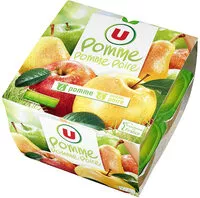 Mängden socker i Dess.fruit.panaché 4 pomme.+ 4 pomme/poire all.sucre