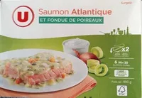 Mängden socker i Saumon Atlantique et Fondue de Poireaux, Surgelé