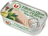 Mängden socker i Filets de thon huile d'olive