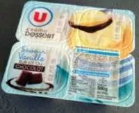 Mängden socker i Crème dessert saveur vanille sur lit de chocolat
