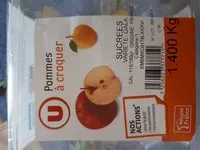 Mängden socker i Pomme gala, calibre 115/150 catégorie 1