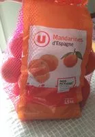 Mängden socker i Mandarine clemenville, U