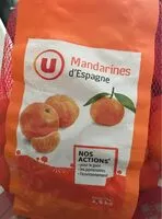 Mängden socker i Mandarine nadorcott, calibre 3/4 catégorie 1