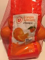 Mängden socker i Orange à dessert Naveline, calibre 5/6 catégorie 1