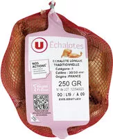 Mängden socker i Echalote traditionnelle longue, calibre 30/50 catégorie 1