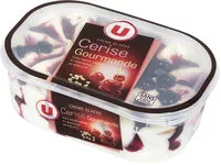 Mängden socker i crème glacée cerise gourmande