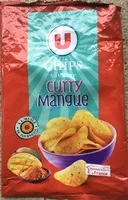 Mängden socker i Chips saveur curry mangue