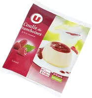 Mängden socker i Coulis de framboise