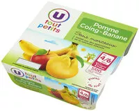 Mängden socker i Pots pour bébé dessert pomme, coing et banane