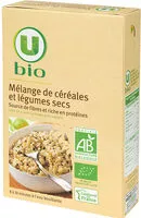 Mängden socker i Mélange de céréales et légumes secs