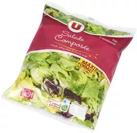 Mängden socker i Salade maxi composée(iceberg,scarole,frisée,chicorée rouge)