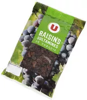 Mängden socker i Raisins Sultanine, calibre 235/265