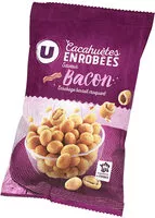 Mängden socker i Cacahuètes enrobées goût bacon