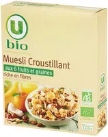 Mängden socker i Muesli croustillant aux fruits
