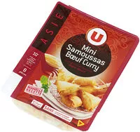 Mängden socker i Mini samoussas boeuf et curry