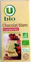 Mängden socker i Chocolat blanc cranberries