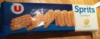 Mängden socker i Sprits Pur Beurre 