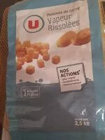 Mängden socker i Pomme de terre Vapeur Rissolées