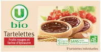 Mängden socker i Tartelette fruits rouges et farine épéautre