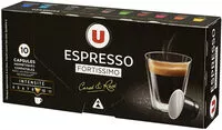 Mängden socker i Café espresso fortissimo