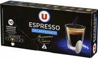 Mängden socker i Café espresso decaffeinato