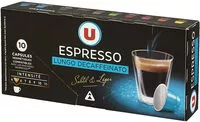 Mängden socker i Café espresso lungo décaféiné