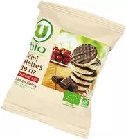 Mängden socker i Mini galette de riz nappée de chocolat noir