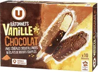 Mängden socker i Bâtonnets vanille et chocolat