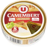 Mängden socker i Camembert au lait pasteurisé 20% de MG