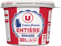 Mängden socker i Crème fraîche épaisse 30%MG