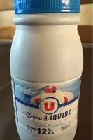Mängden socker i Crème Liquide UHT 12% MG