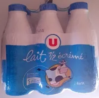 Mängden socker i Lait 1/2 écrémé