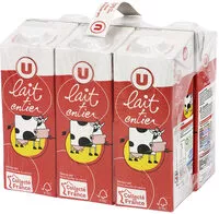 Mängden socker i Lait UHT entier