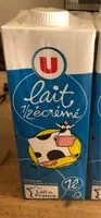 Mängden socker i Lait demi écrémé UHT