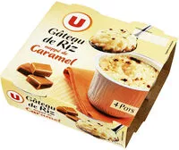 Mängden socker i Gâteaux de riz nappés de caramel