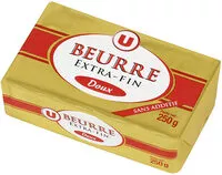 Mängden socker i Beurre doux extra fin 82%MG