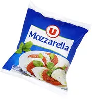 Mängden socker i Mozzarella au lait pasteurisé 17%MG