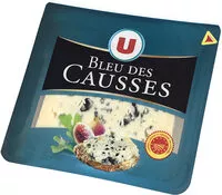 Mängden socker i Fromage au lait pasteurise AOP Bleu des Causses 30% de MG