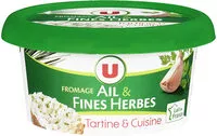 Mängden socker i Fromage pasteurisé à tartiner ail et fines herbes 24% de MG